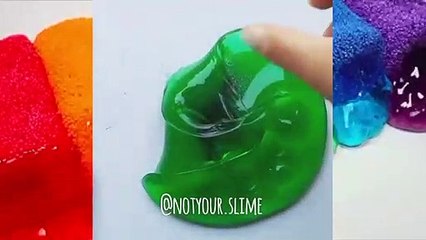 Satisfying Slime ️ #90 Crunchy | Clear | Flubber | Fluffy | Edible | Glitter Slime