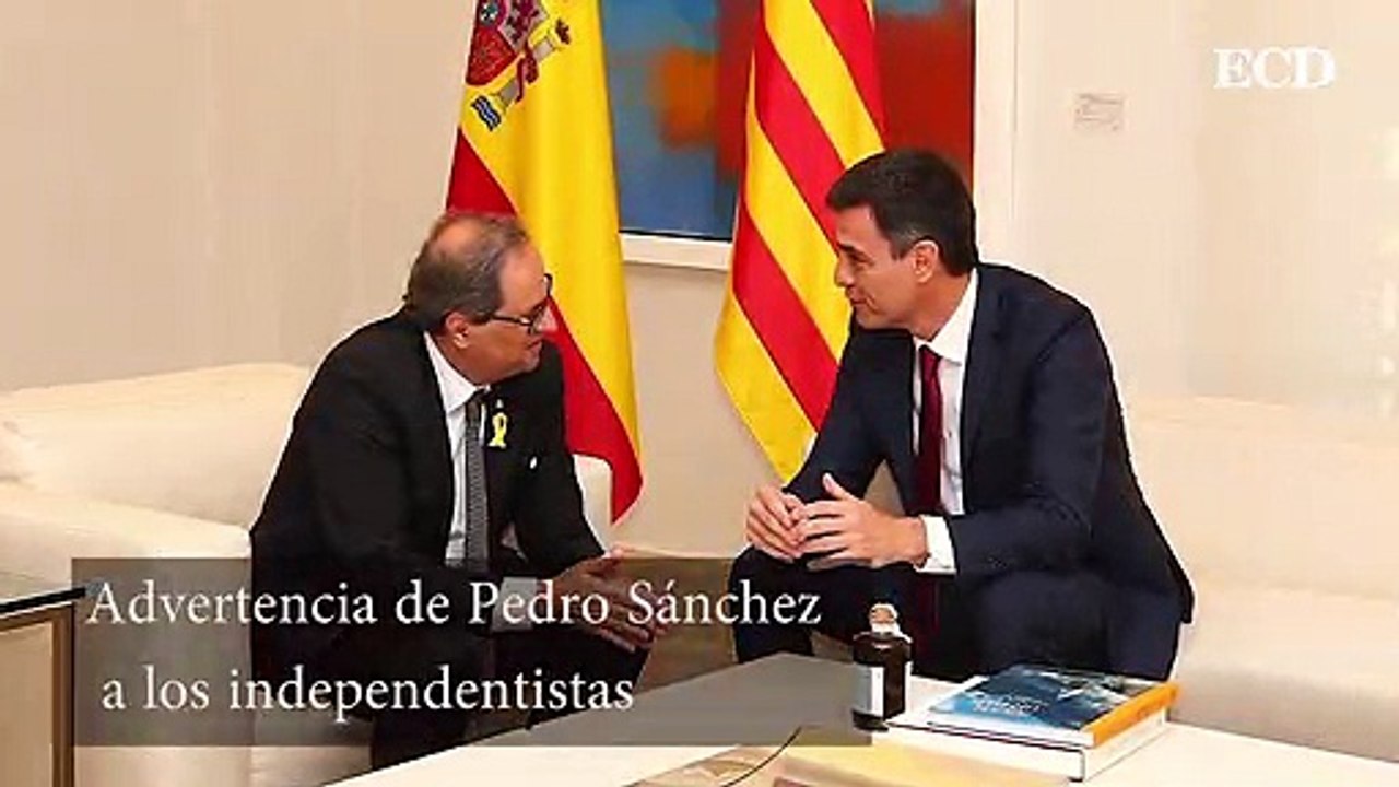 Advertencia de Pedro Sánchez a los independentistas: Viene un 155 duro y os vais a casa