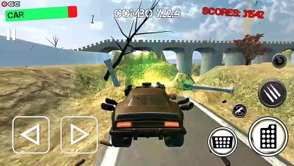 Zombie Crush Hill Road Drive - Car Games "Kill all Zombies" Android Gameplay FHD #3