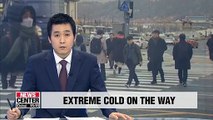 S. Korea bracing for extreme cold starting Thursday