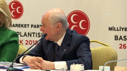 Bahçeli: 'Mahalli idareler seçimini biraz esnek tutmakta yarar var'  - ANKARA