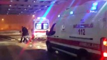 Yolda Rahatsızlanan Şahsın İmdadına Kar Paletli Ambulans Yetişti