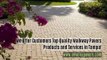 Top walkway paves service company in Tampa - Oliveira Pavers