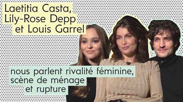 Rencontre avec Laetitia Casta, Lily-Rose Depp et Louis Garrel pour L'homme fidèle