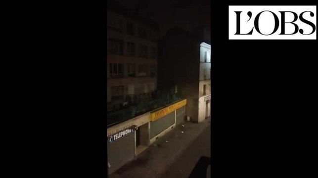 Images exclusives prises de l'immeuble en face de l'assaut, à Saint-Denis