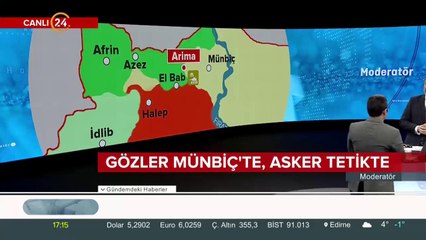 Gözler Münbiç'te, asker tetikte