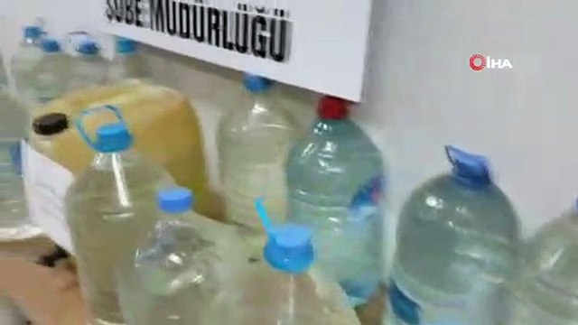 Çorum polisinden yılbaşı öncesi kaçak içki operasyonu