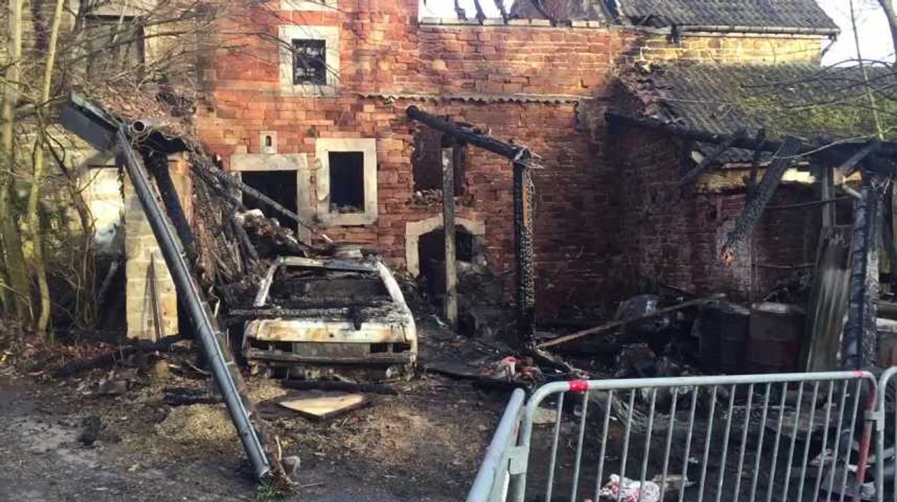 LIEGE - Sprimont - Incendie à Lincent rue Robespierre