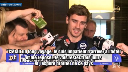 Antoine Griezmann accueilli comme une star en Uruguay