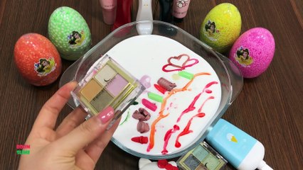 MIXING MAKEUP AND FLOAM SLIME INTO GLOSSY SLIME || MOST SATISFYING SLIME VIDEOS