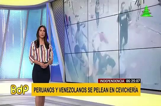 Independencia: pelea de peruanos y extranjeros en cevichería dejó dos heridos
