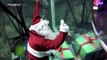 Santa Claus sorprendió a los visitantes de un zoológico mexicano