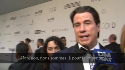 John Travolta à Cannes : "Je suis la compétition que si j'y participe !"