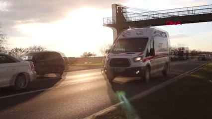 Silivri'de Zincirleme Trafik Kazası: 1'i Ağır, 6 Yaralı