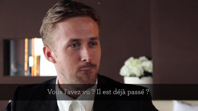 Ryan Gosling : D'où je viens, les gens ne portent pas de smoking pour aller au cinéma