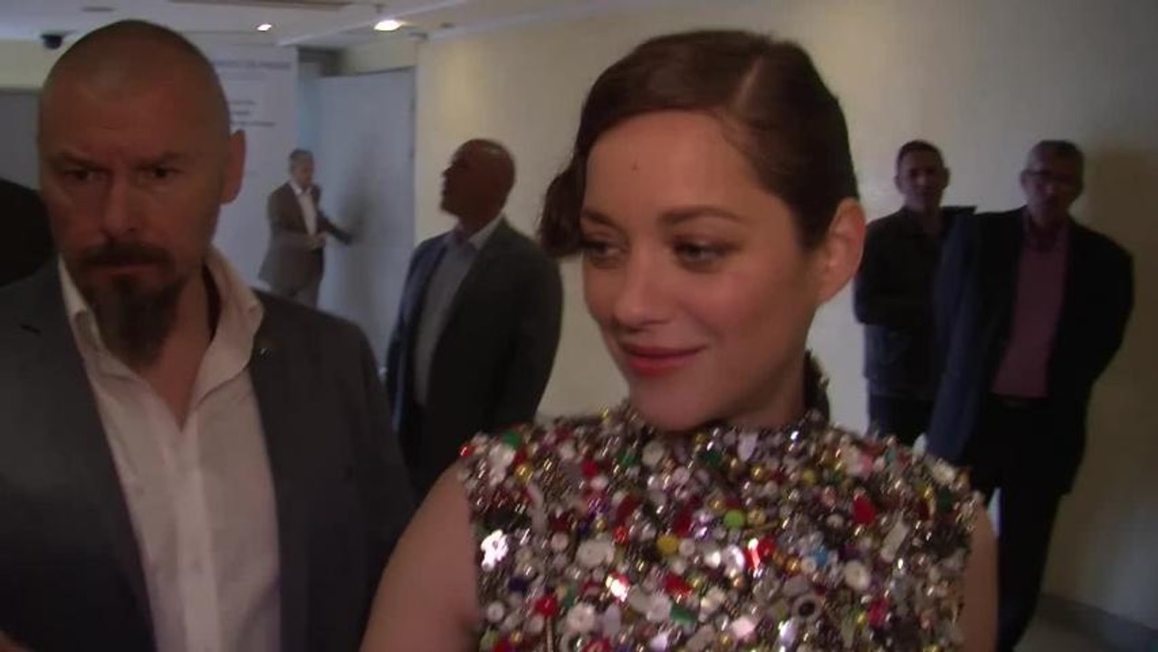 Festival de Cannes : Marion Cotillard, heureuse...