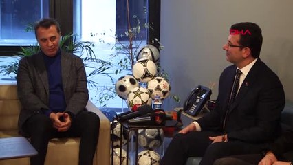 Spor Ekrem İmamoğlu'ndan Fikret Orman'a Ziyaret