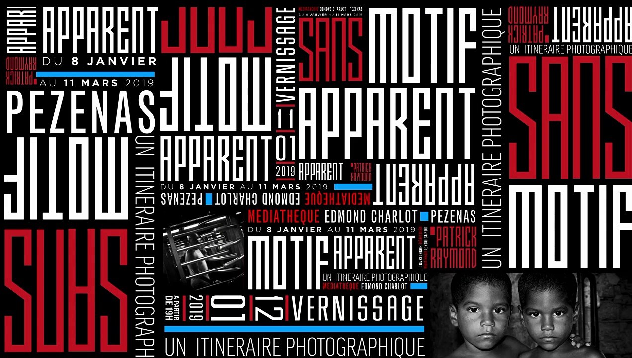 PEZENAS - Patrick Raymond " Sans motif apparent " : exposition du 8 Janvier au 19 mars 2019