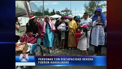 Personas con discapacidad severa fueron agasajadas