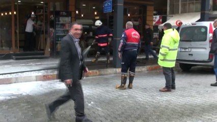 Tatlı tezgahı alev topuna döndü