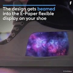 Eye-catching, color changing shoes
