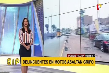 Capturan a uno de los delincuentes que asaltó grifo en Puente Piedra