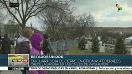 Cuarto día de cierre de gobierno en EE.UU. ordenado por Trump