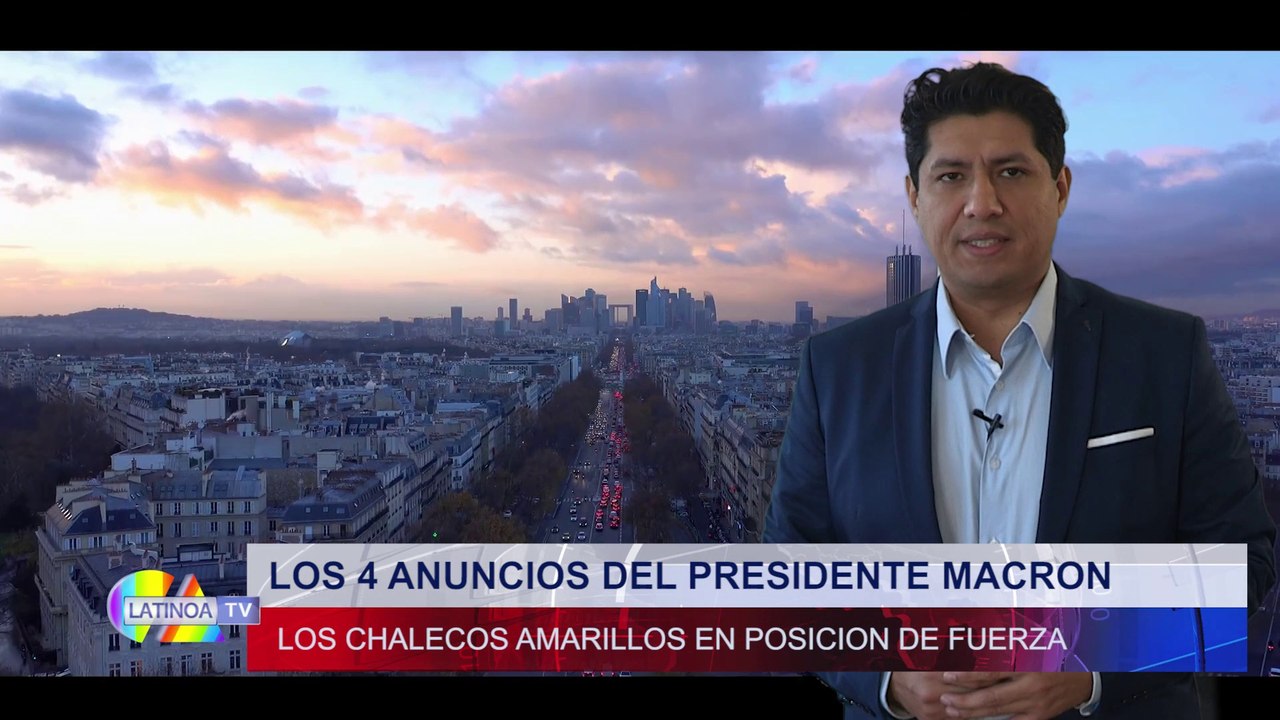 LOS CHALECOS AMARILLOS: LOS ANUNCIOS DEL PRESIDENTE | LATINOATV