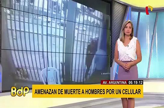 Av. Argentina: delincuentes amenazan con pistolas a transeúntes para robarles