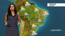 Previsão Brasil – Calor e pancadas de chuva