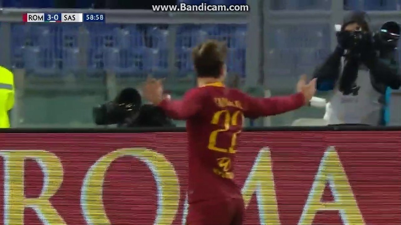 Super  Super   Goal  N. Zaniolo  AS  Roma  3  -  0  Sassuolo  26.12.2018  HD