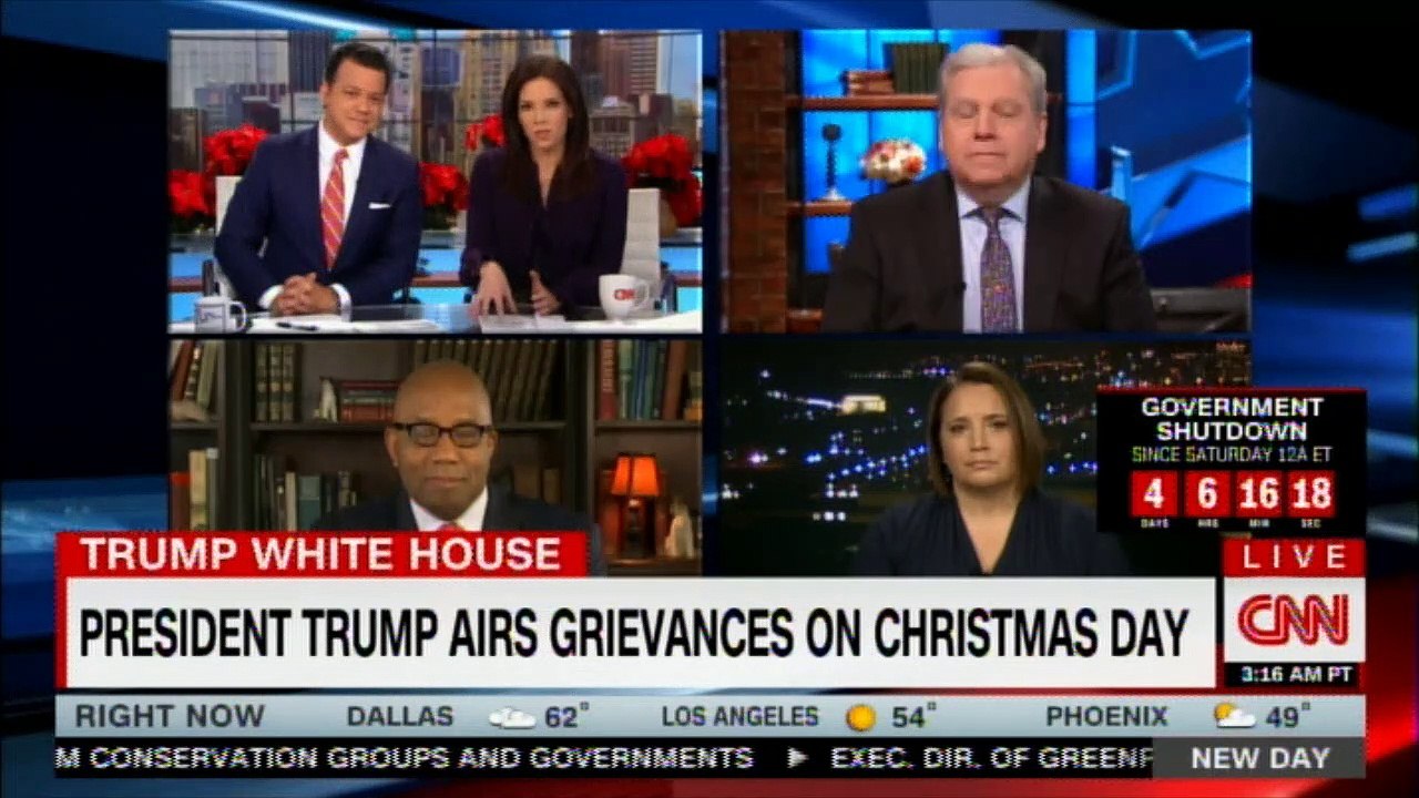 New Day with John Avlon and Erica Hill for Wednesday, December 26, 2018 Part 1. #DonaldTrump @EricaRHill @JohnAvlon #NewDay #News #DonaldTrump #CNN