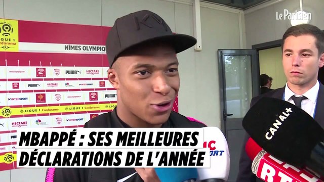 Mbappé : ses meilleures déclarations de l'année