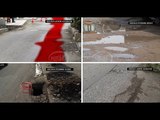Vëzhgimi i BOOM: Baltë e gropa, ja gjendja e rrugëve në Tiranë