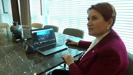 İYİ Parti Genel Başkanı Akşener, AA'nın 'Yılın Fotoğrafları' oylamasına katıldı - ANKARA