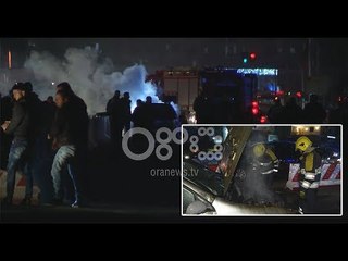 Protesta e banorëve, digjet një automjet në zonën e Unazës së Re