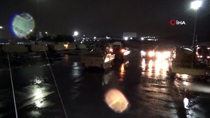 Çankırı'dan trenle yola çıkan zırhlı personel taşıyıcılar sınır birliklerine sevk edildi