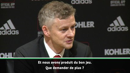 19e j. - Solskjaer : "Que demander de plus ?"