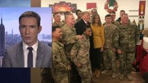 À Noël, Donald Trump est allé à la rencontre des troupes américaines en Irak