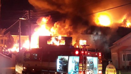 경기도 광주 재활용 공장 불...분당 상수도 배관 터져 / YTN