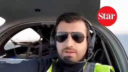 Selçuk Bayraktar ilk yalnız seyrüseferinin görüntülerini paylaştı