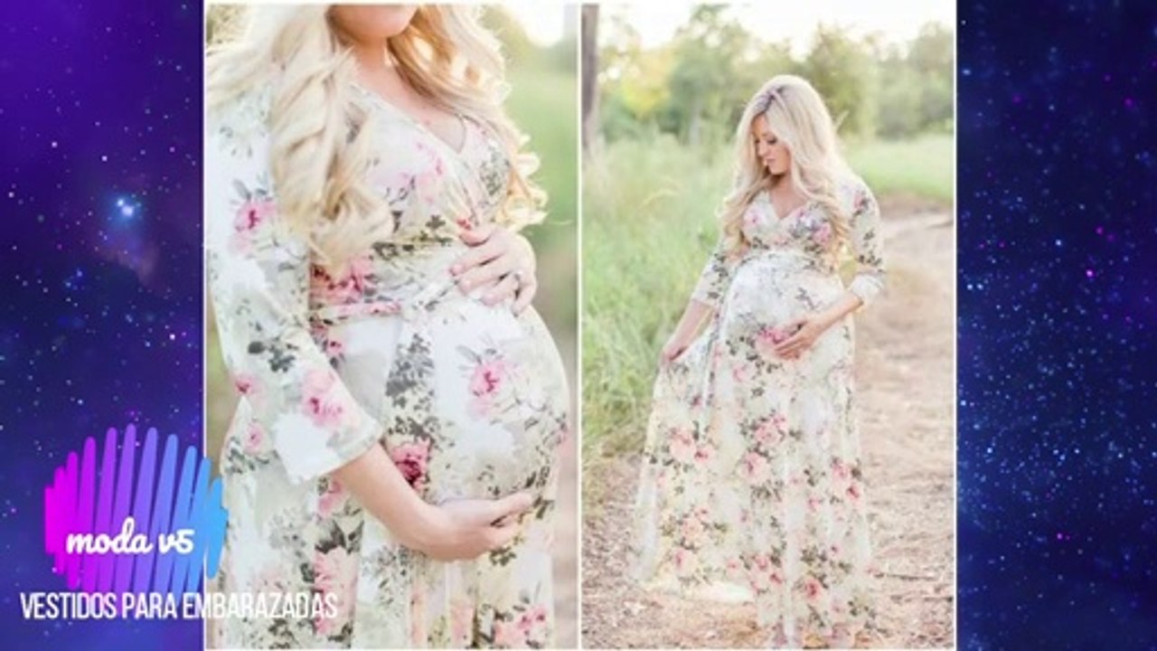 vestidos para embarazadas 2019- MODA V5