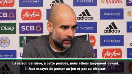 19e j. - Guardiola : "Dans une situation normale, on se bat pour être champion"