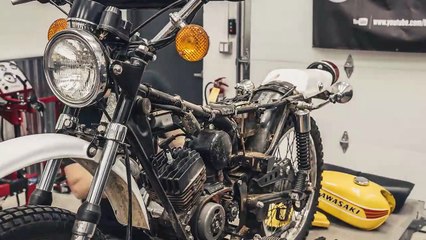 Two-stroke engine rebuild time-lapse - 1978 Kawasaki KE100 motorcycle _ Redline Rebuild S2E2 ( 720 X 1280 )