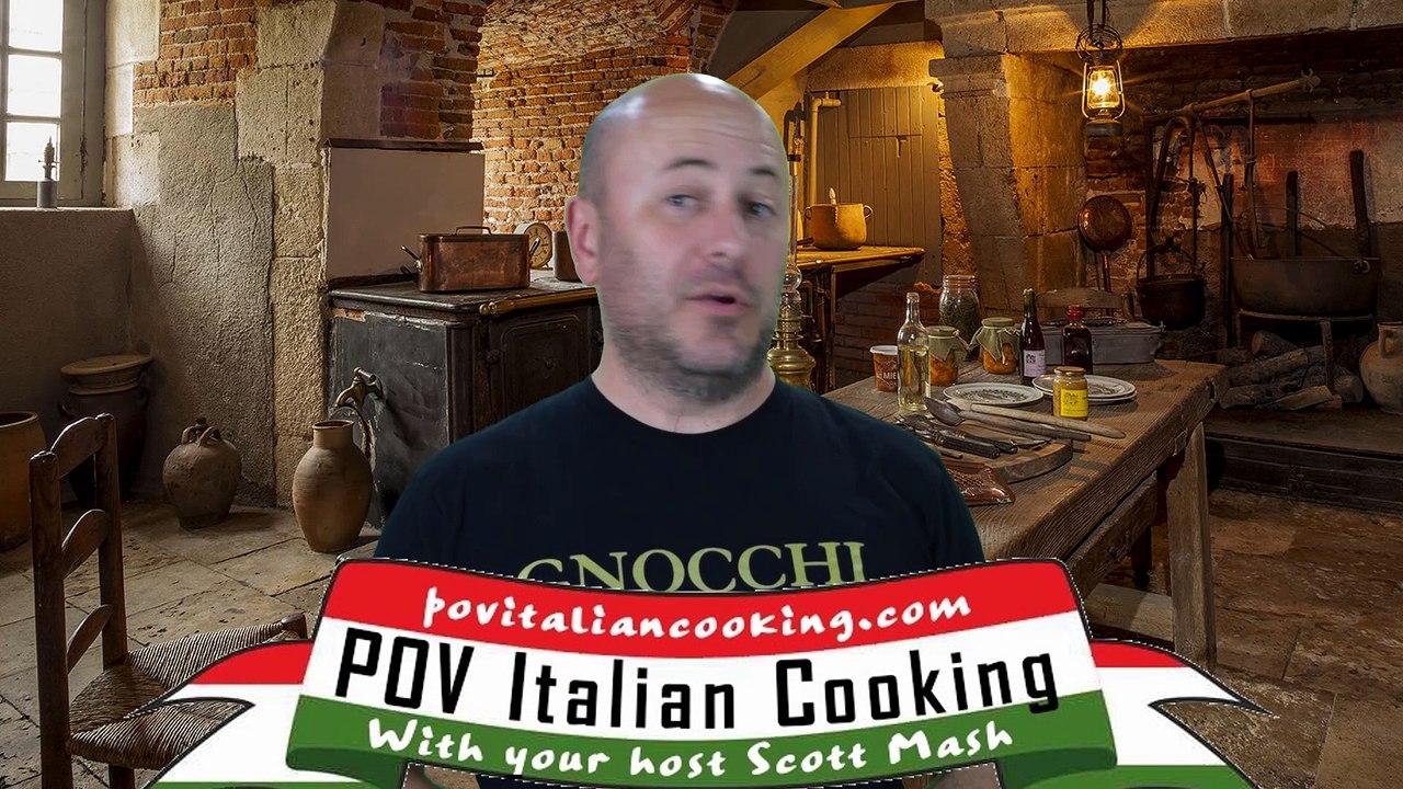 Roasted Red Pepper Hummus - POV Italian Cooking Episode 104