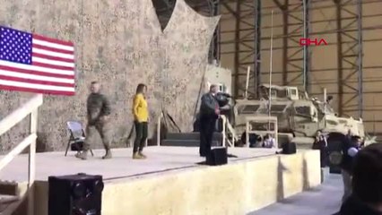 Dha Dış ? Trump, Irak'taki Amerikan Ordu Birliklerini Ziyaret Etti