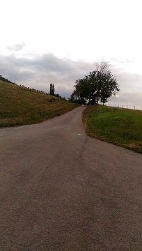 Man Tumbles off Skateboard After Riding down Steep Hill -funny videos