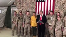 ABD Başkanı Trump, Aynü'l Esed Askeri Üssü'nü Ziyaret Etti