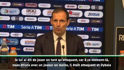 18e j. - Allegri : "J'ai dit à Ronaldo de passer attaquant..."