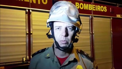 Após duas horas, Bombeiros conseguem retirar cadáver de penhasco